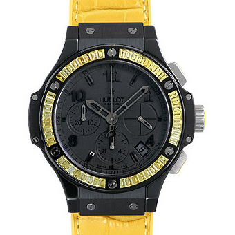 HUBLOT ウブロ ビッグバン コピー 341.CY.1110.LR.1911 トゥッティフルッティ ブラックレモン クロノグラフ